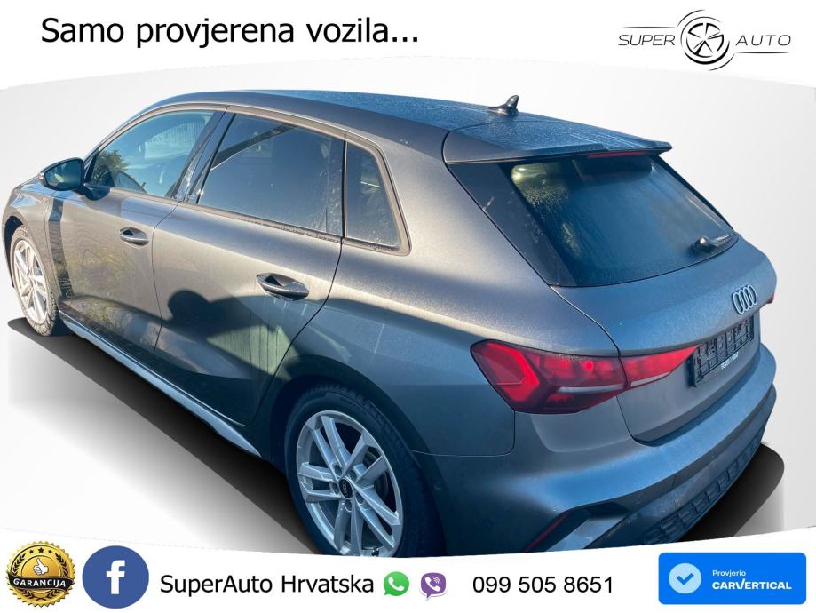 Audi A3 35 TFSI (150 KS) S tronic S line LED+GR SJED+ACC, fotografija 2