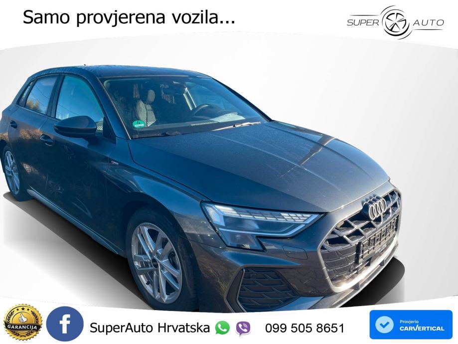 Audi A3 35 TFSI (150 KS) S tronic S line LED+GR SJED+ACC, fotografija 4