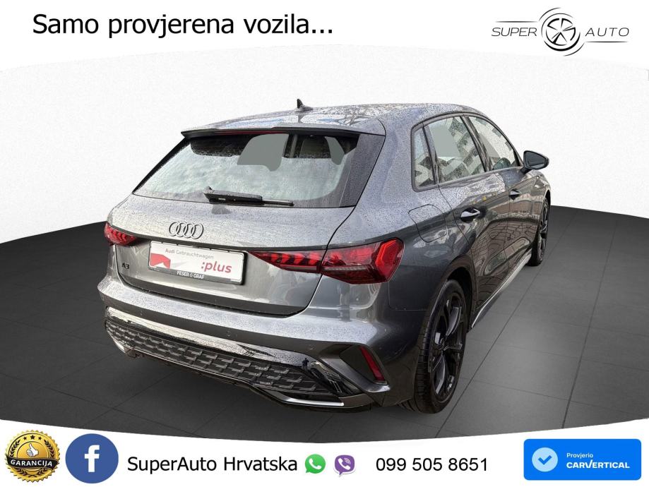 Audi A3 35 TFSI (150 KS) S tronic S line LED+GR SJED+ACC, fotografija 5