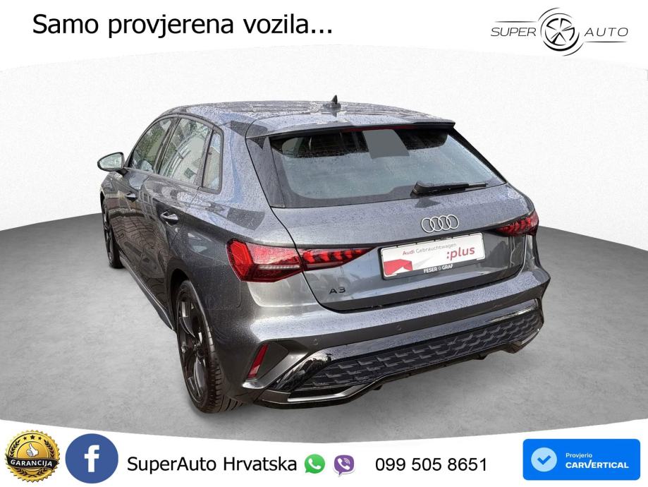 Audi A3 35 TFSI (150 KS) S tronic S line LED+GR SJED+ACC, fotografija 7