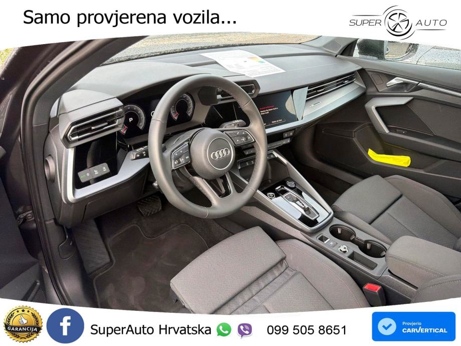 Audi A3 35 TFSI (150 KS) S tronic S line LED+GR SJED+ACC, fotografija 9