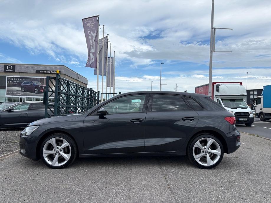Audi A3 35TDI S-LINE °VIRTUAL°NAVI°MRTVI KUT°KOŽA°JAMSTVO 12MJ°, fotografija 4