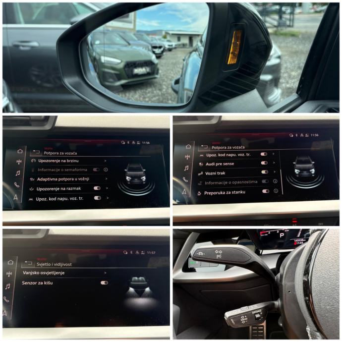 Audi A3 35TDI S-LINE °VIRTUAL°NAVI°MRTVI KUT°KOŽA°JAMSTVO 12MJ°, fotografija 15