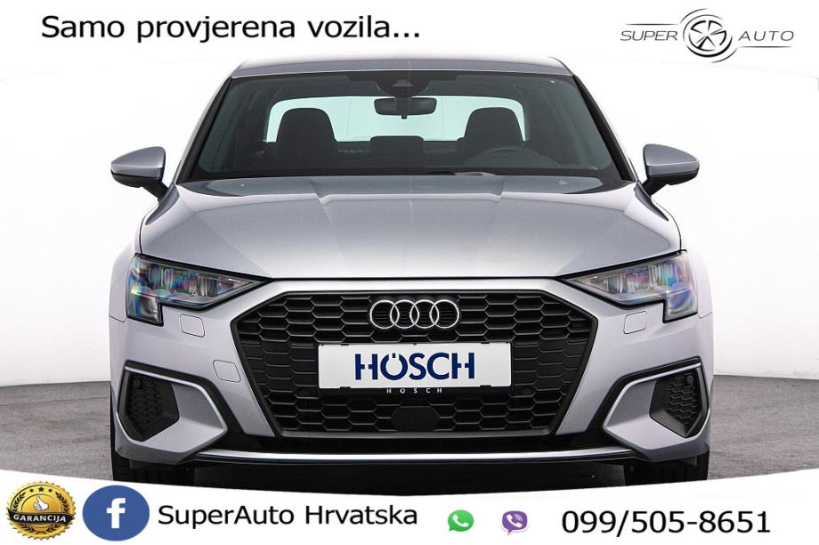 Audi A3 Limousine 35 TFSI, 150 KS, VIRT+LED+KAM+ACC+SHZ+CARPLAY, 2022 god.