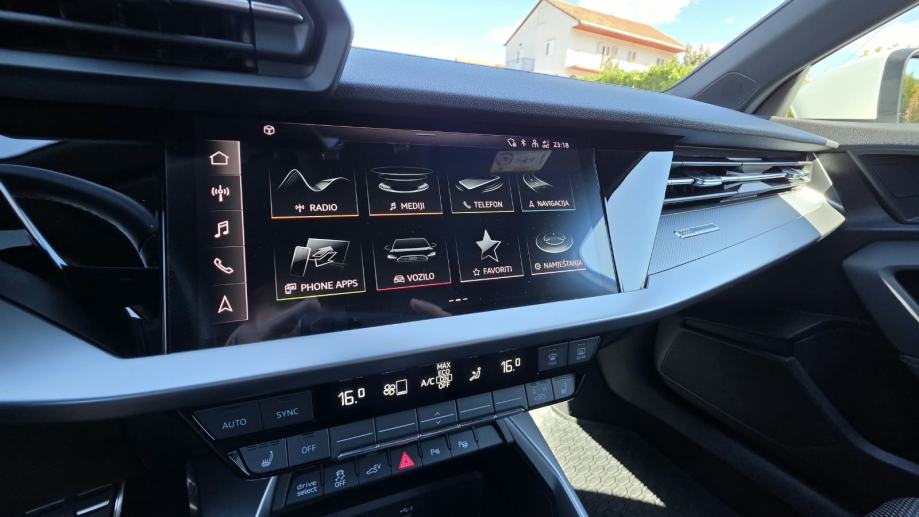 AUDI A3 SPORTBACK 40 TFSI e S LINE – 204 KS – PLUG-IN HYBRID, fotografija 15