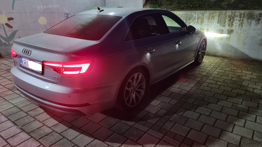 Audi A4 2,0 TDI automatik, 3x S line, LED, alkantara, 140kw, fotografija 4