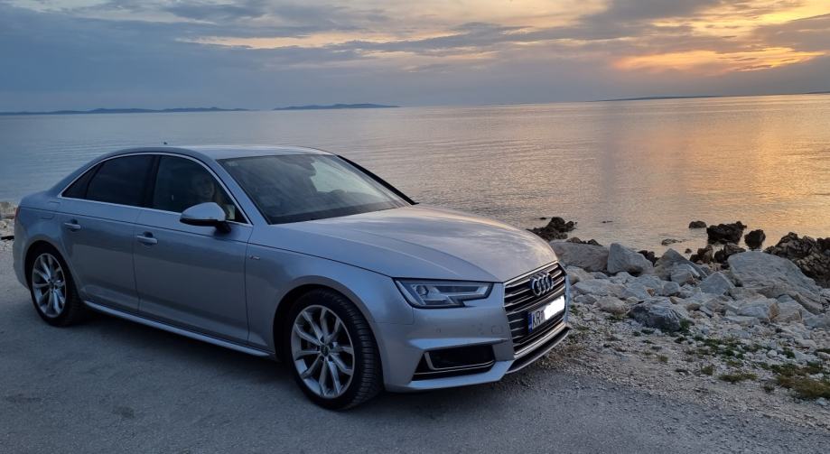 Audi A4 2,0 TDI automatik, 3x S line, LED, alkantara, 140kw, fotografija 2