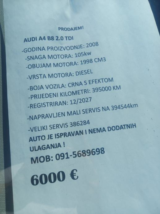 Audi A4 2,0 TDI, fotografija 14