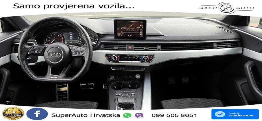 Audi A4 35 TFSI S-line LED+GR SJED+ACC, fotografija 13