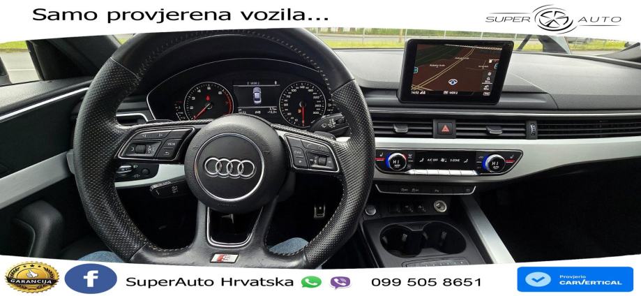 Audi A4 35 TFSI S-line LED+GR SJED+ACC, fotografija 17