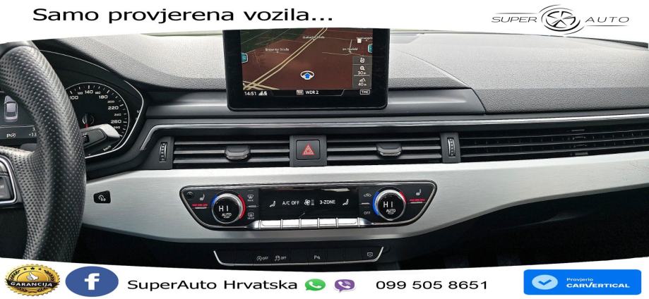 Audi A4 35 TFSI S-line LED+GR SJED+ACC, fotografija 19