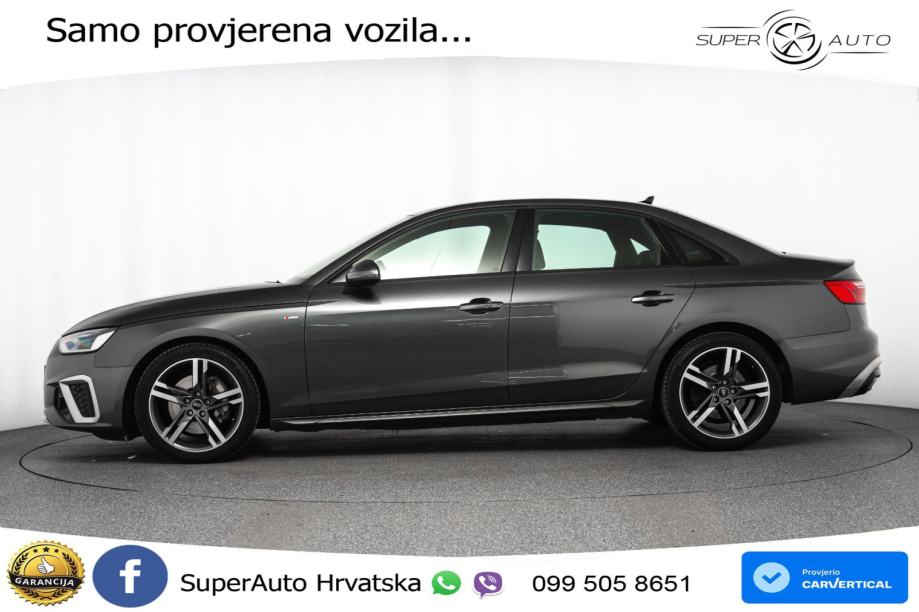 Audi A4 40 TDI S tronic S line 204 KS, ACC+KAM+GR SJED+HEAD+NAVI, fotografija 4