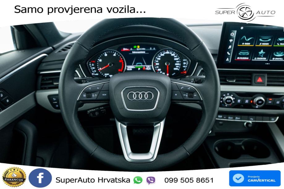 Audi A4 40 TDI S tronic S line 204 KS, ACC+KAM+GR SJED+HEAD+NAVI, fotografija 8
