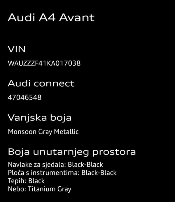 Audi A4 Avant 2,0 TDI automatik, fotografija 12