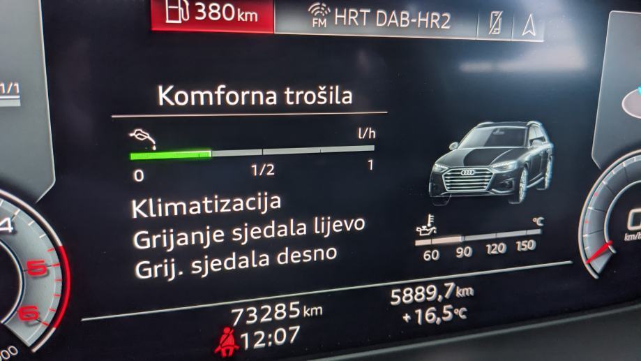 AUDI A4 AVANT 30 TDI S-TRONIC ADVANCED+, fotografija 10