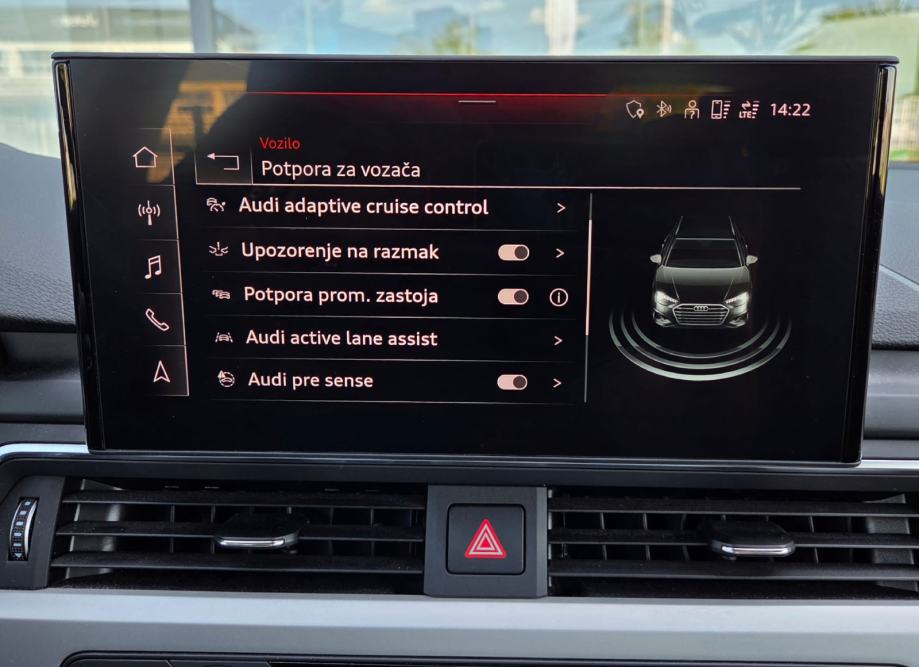AUDI A4 AVANT 35 TDI*120 KW*S-TRONIC*ALU NAVI LED KAMERA*GARANCIJA*, fotografija 17