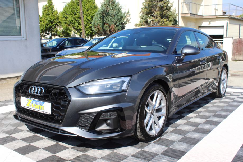 Audi A5 35 TDI AUTOMATIK, 3x S-LINE, LED, KOŽA, NAVI, ALU 18,GARANCIJA, fotografija 3
