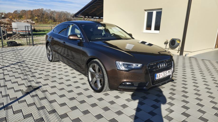 Audi A5 Sportback 2,0 TDI, reg 1 god, servisna, kao nov, fotografija 3
