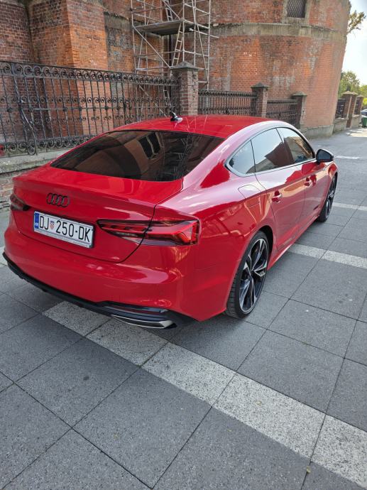 Audi A5 Sportback 40 TDI, 150kW, Mild-Hybrid, S-line, F1, Black ed.., fotografija 8