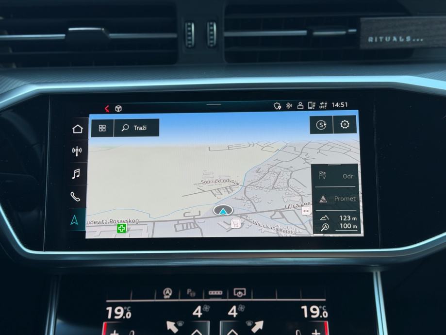 AUDI A6 40TDI QUATTRO, KOŽA, KAMERA, ACC, MRTVI KUT, L.ASSIST, PDV, fotografija 17