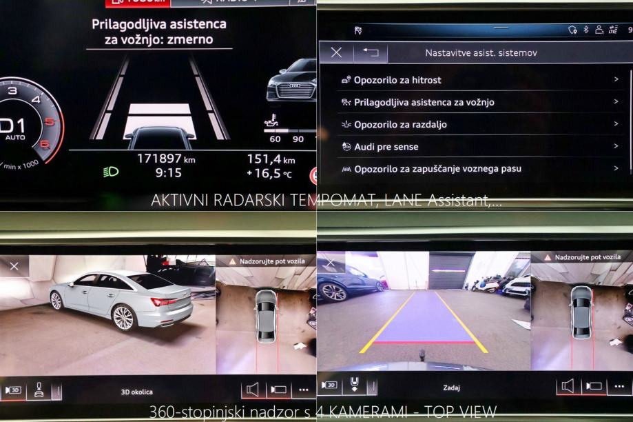 Audi A6 40TDI Quattro S-Tronic S-Line 204KS VIRTUAL 360-kamera, fotografija 13