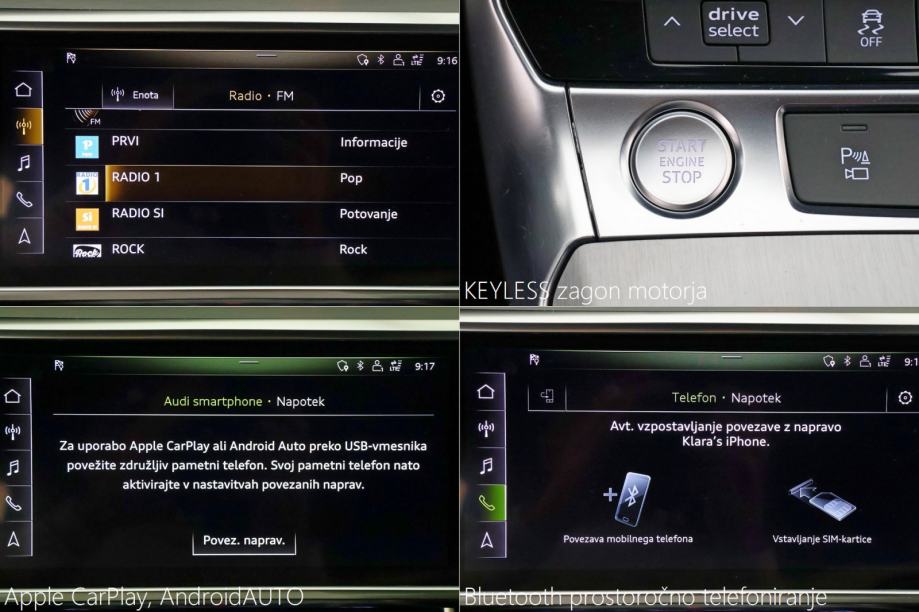 Audi A6 40TDI Quattro S-Tronic S-Line 204KS VIRTUAL 360-kamera, fotografija 14