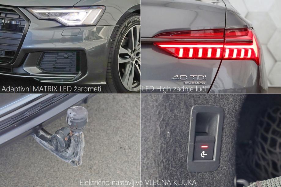 Audi A6 40TDI Quattro S-Tronic S-Line 204KS VIRTUAL 360-kamera, fotografija 19