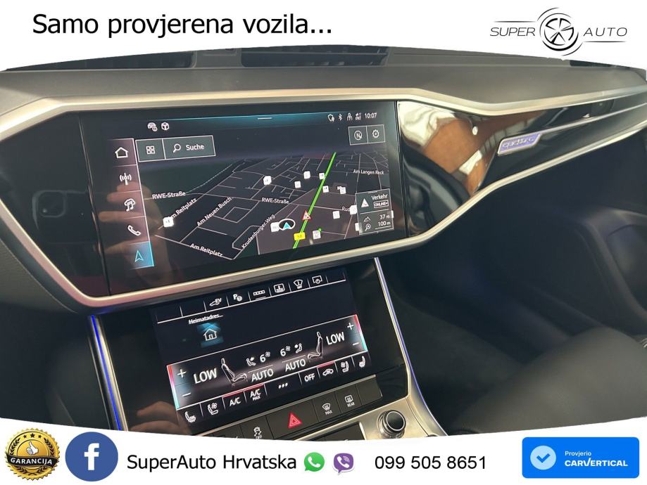 Audi A6 50 TFSIe (299 KS) quattro ultra S tronic advanced LED+GR SJED+, fotografija 13