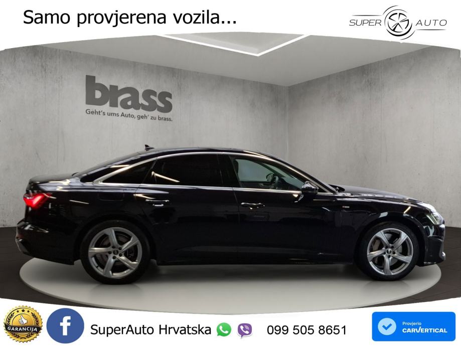 Audi A6 50 TFSIe (299 KS) quattro ultra S tronic S line LED+GR SJED+AC, fotografija 7