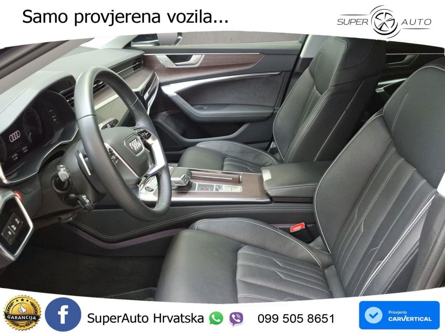 Audi A6 50 TFSIe (299 KS) quattro ultra S tronic S line LED+GR SJED+AC, fotografija 10