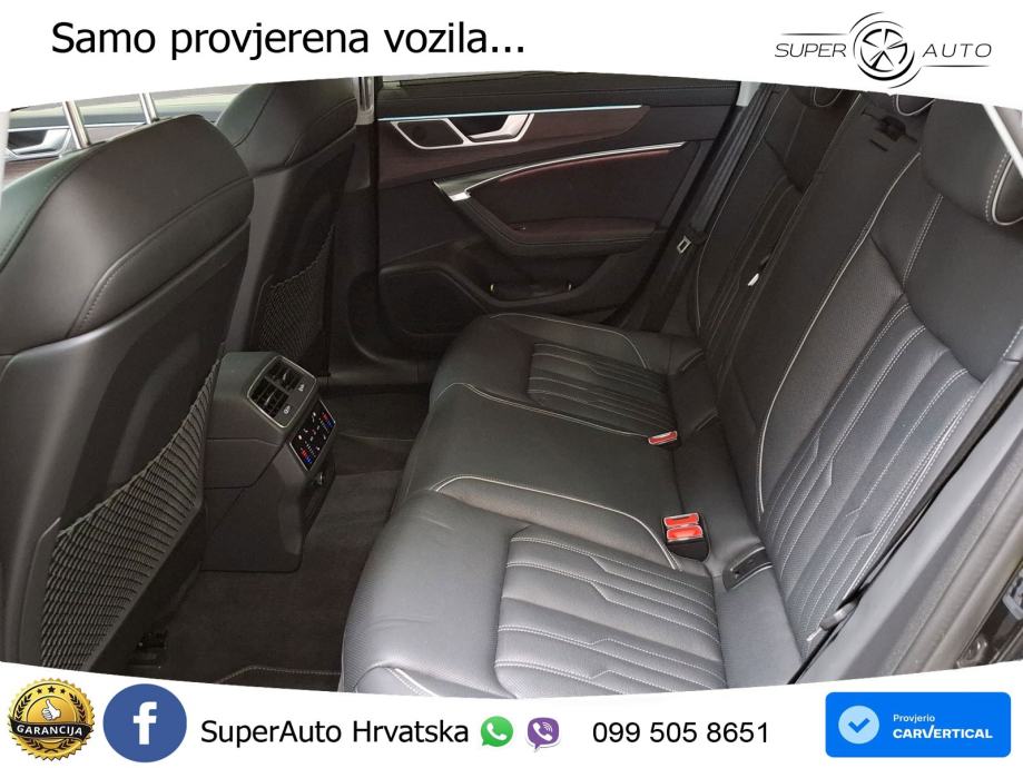 Audi A6 50 TFSIe (299 KS) quattro ultra S tronic S line LED+GR SJED+AC, fotografija 14