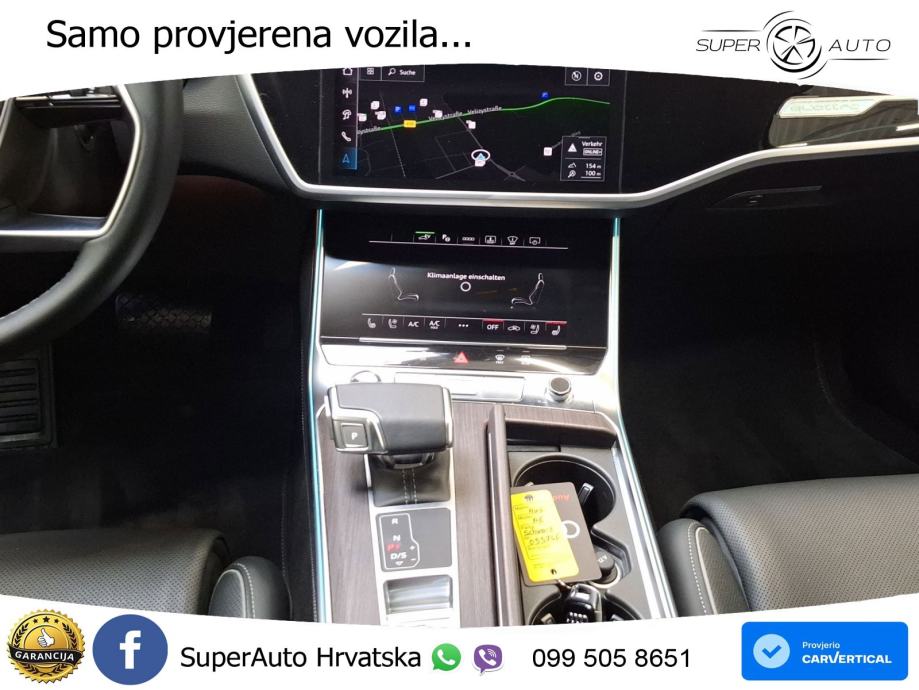 Audi A6 50 TFSIe (299 KS) quattro ultra S tronic S line LED+GR SJED+AC, fotografija 16