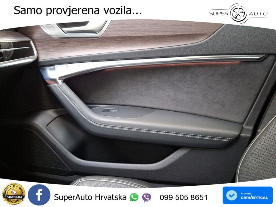Audi A6 50 TFSIe (299 KS) quattro ultra S tronic S line LED+GR SJED+AC, fotografija 17