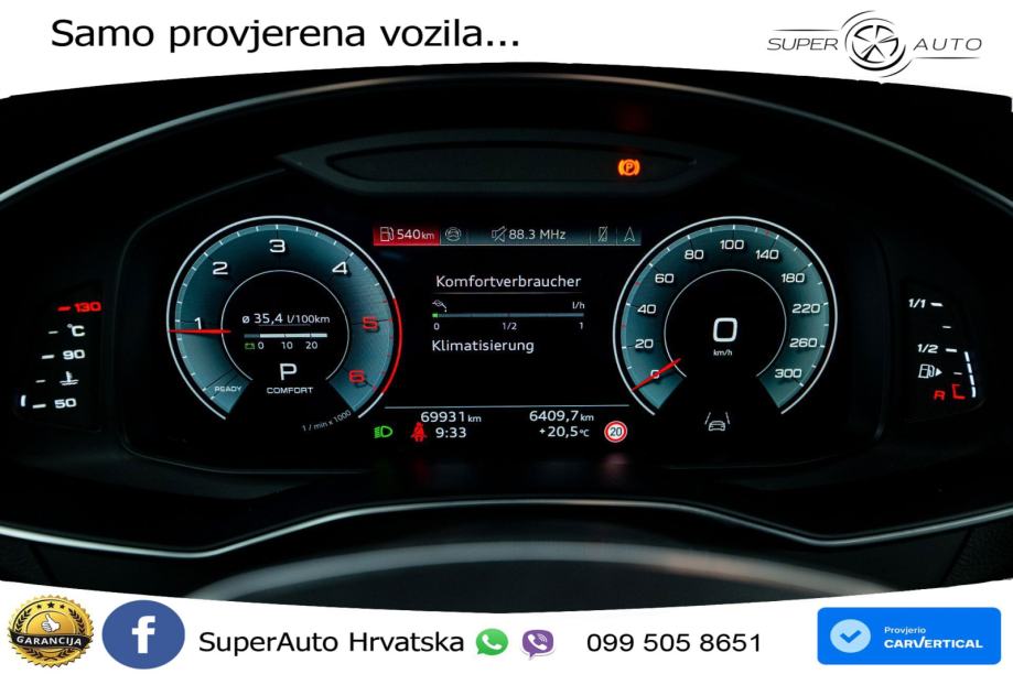 Audi A6 Avant 40 TDI quattro S tronic Advanced 204 KS, LED+ACC+GR SJED, fotografija 8