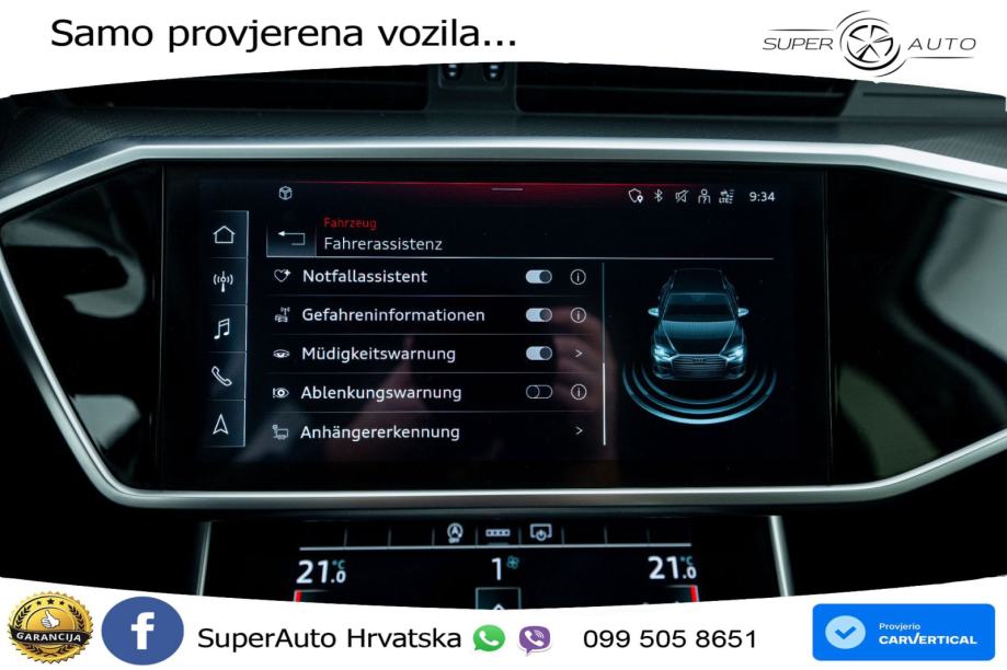 Audi A6 Avant 40 TDI quattro S tronic Advanced 204 KS, LED+ACC+GR SJED, fotografija 10