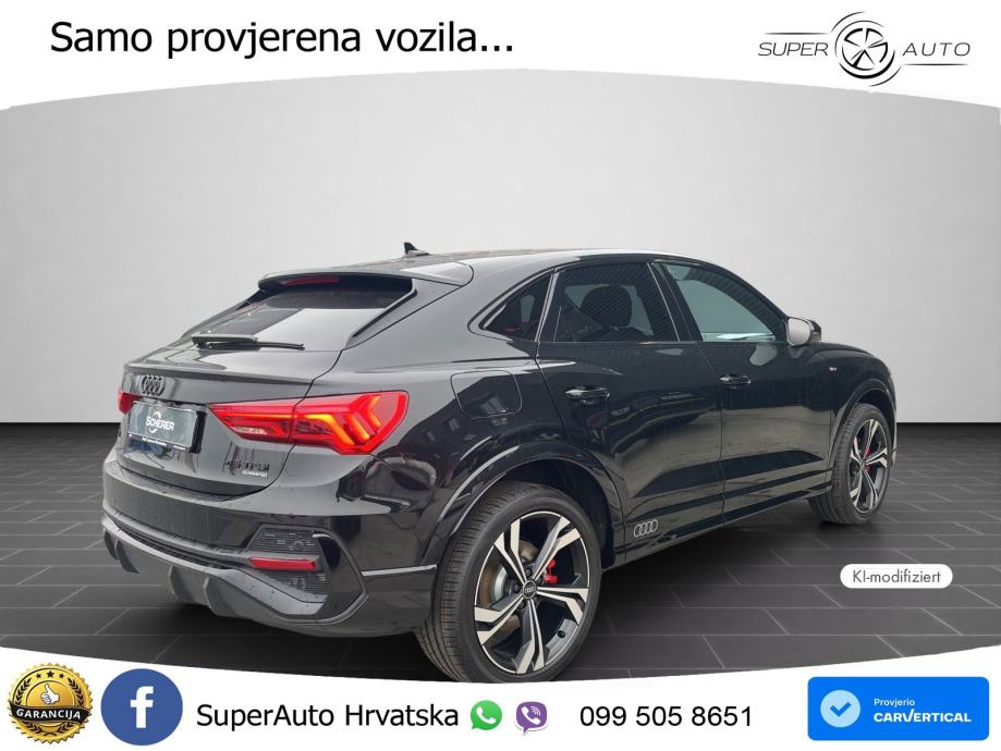 Audi Q3 II Sportback 45 TFSI (245 KS) quattro S tronic S line MATRIX+G, fotografija 2