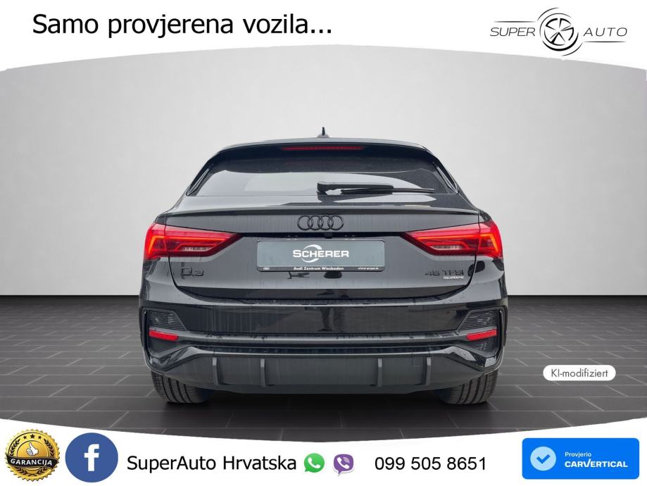 Audi Q3 II Sportback 45 TFSI (245 KS) quattro S tronic S line MATRIX+G, fotografija 6