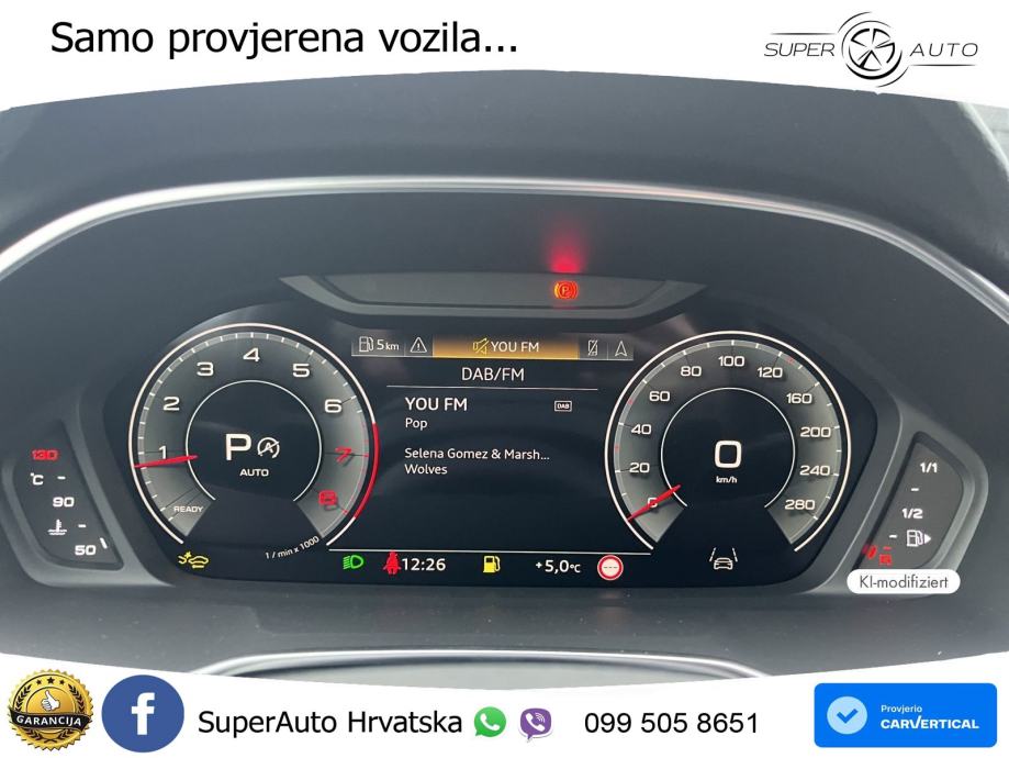 Audi Q3 II Sportback 45 TFSI (245 KS) quattro S tronic S line MATRIX+G, fotografija 10
