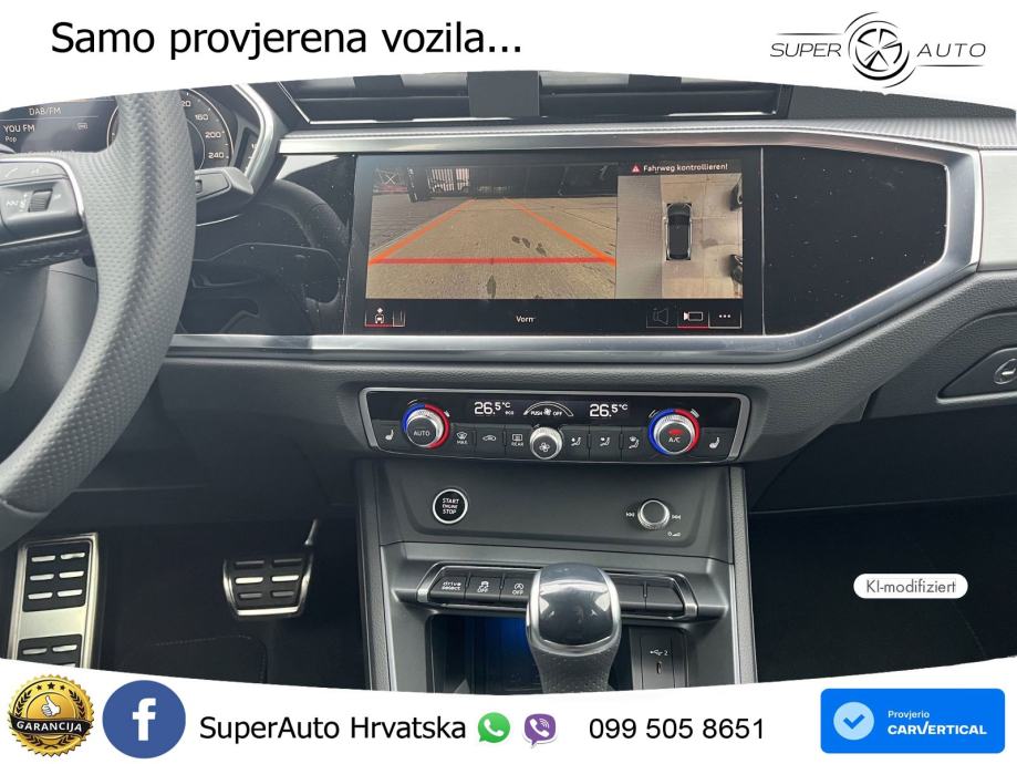 Audi Q3 II Sportback 45 TFSI (245 KS) quattro S tronic S line MATRIX+G, fotografija 11