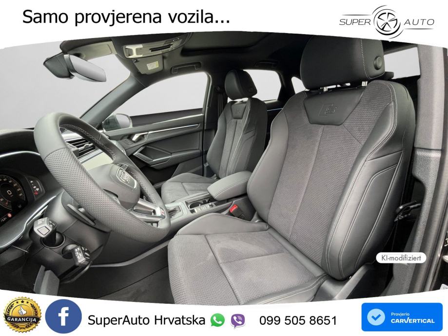 Audi Q3 II Sportback 45 TFSI (245 KS) quattro S tronic S line MATRIX+G, fotografija 12