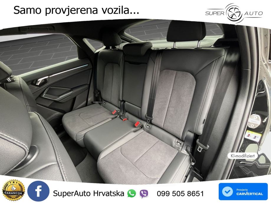 Audi Q3 II Sportback 45 TFSI (245 KS) quattro S tronic S line MATRIX+G, fotografija 14