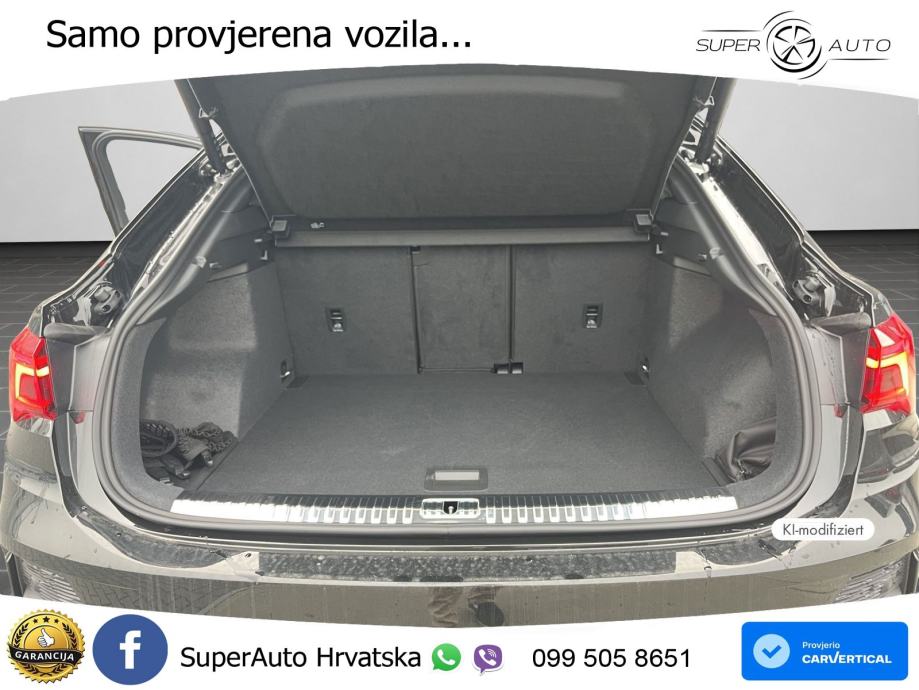 Audi Q3 II Sportback 45 TFSI (245 KS) quattro S tronic S line MATRIX+G, fotografija 15