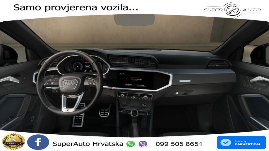 Audi Q3 II Sportback 45 TFSI (245 KS) quattro S tronic S line, fotografija 7