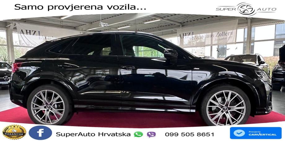 Audi Q3 Sportback 40 TDI (200 KS) quattro S tronic S line LED+GR SJED+, fotografija 2