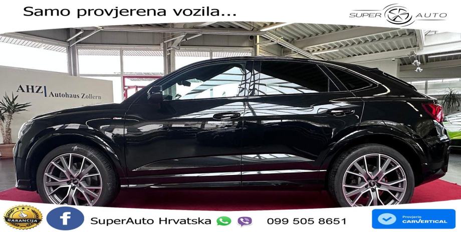 Audi Q3 Sportback 40 TDI (200 KS) quattro S tronic S line LED+GR SJED+, fotografija 3