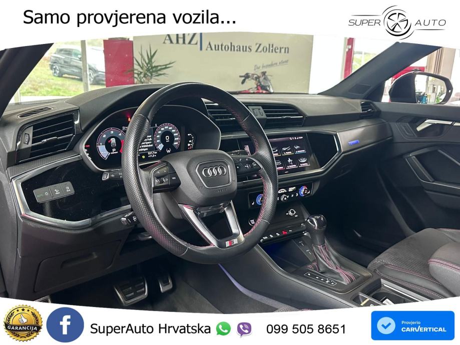 Audi Q3 Sportback 40 TDI (200 KS) quattro S tronic S line LED+GR SJED+, fotografija 7