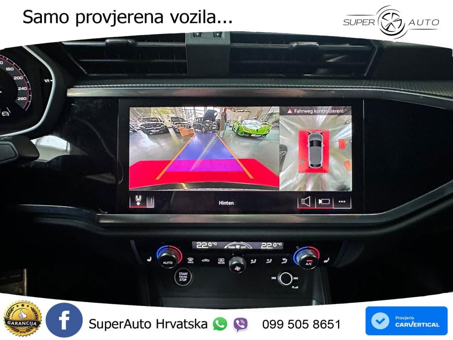 Audi Q3 Sportback 40 TDI (200 KS) quattro S tronic S line LED+GR SJED+, fotografija 10