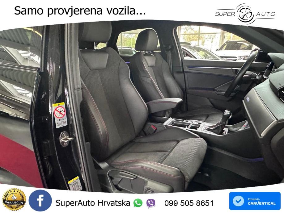 Audi Q3 Sportback 40 TDI (200 KS) quattro S tronic S line LED+GR SJED+, fotografija 13