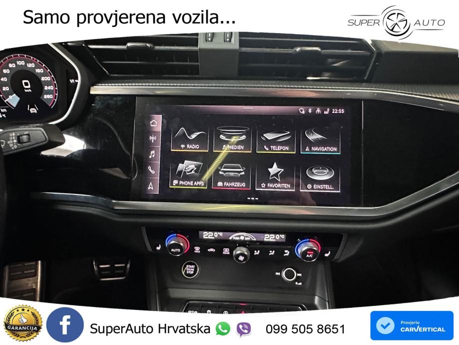 Audi Q3 Sportback 40 TDI (200 KS) quattro S tronic S line LED+GR SJED+, fotografija 16