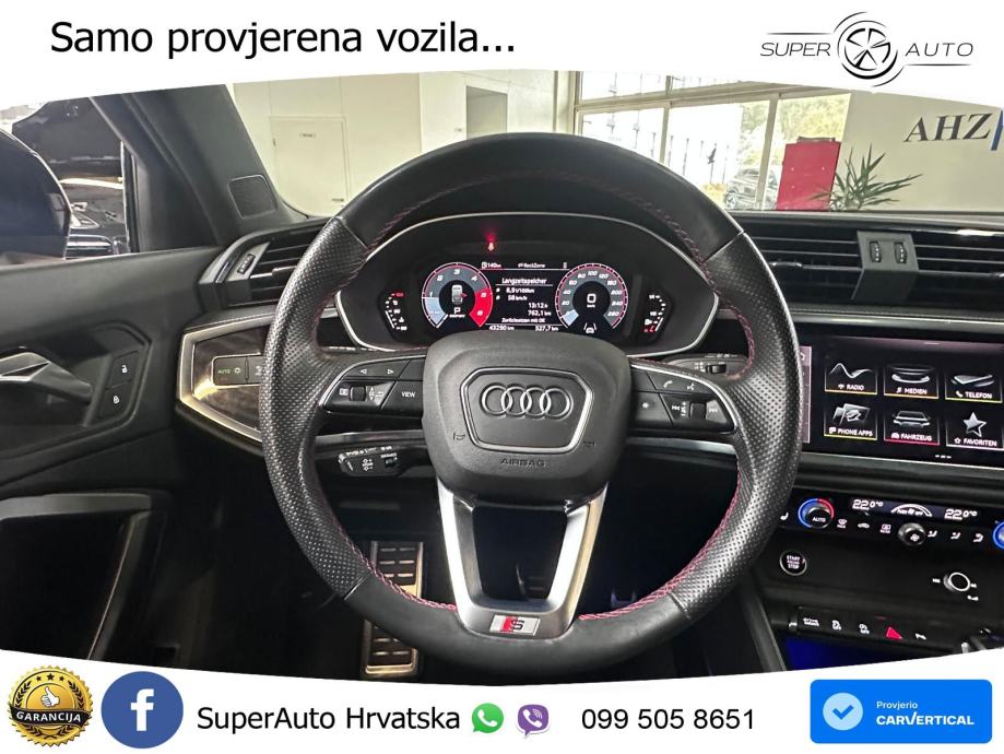 Audi Q3 Sportback 40 TDI (200 KS) quattro S tronic S line LED+GR SJED+, fotografija 17